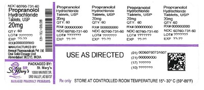Propr (Propranolol 60760 731 60)